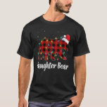 Daughter Bear Buffalo Red Plaid Matching Family Ch T-Shirt