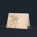 Daughter birthday card - watercolour flower<br><div class="desc">A beautiful birthday card for a daughter. Created from an original design by SarahBeamisArt</div>