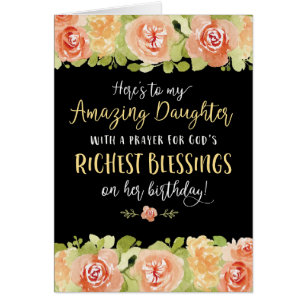 Daughter Birthday, Here's to my Amazing Daughter Cards