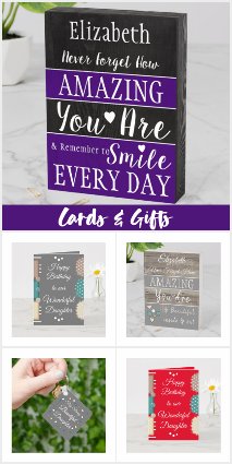 Daughter: Cards and Gifts