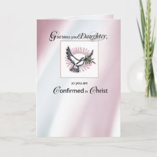 Daughter Confirmation Dove Card
