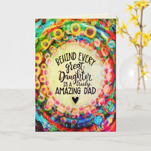 Daughter Dad Inspirivity Card