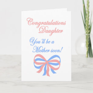Daughter Expecting Baby Card