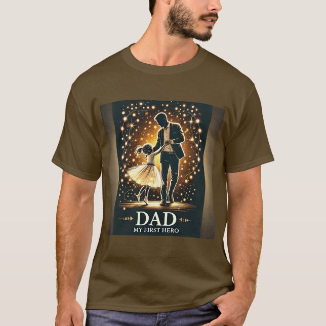 Daughter Father dance fathers day T-Shirt (Front)