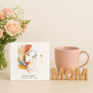Daughter First Mothers Day Flat Card