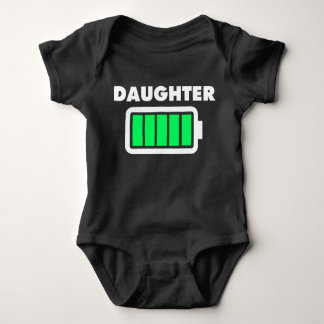 Daughter Full Battery Baby Bodysuit