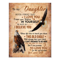 Daughter Gift | Letter To My Daughter From Dad