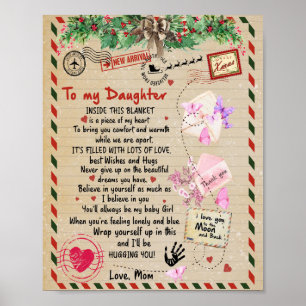 Daughter Gift Letter To My Daughter From Mom Poster