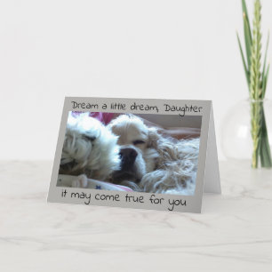 *DAUGHTER* GRADUATE DREAM IT AND IT CAN COME TRUE CARD