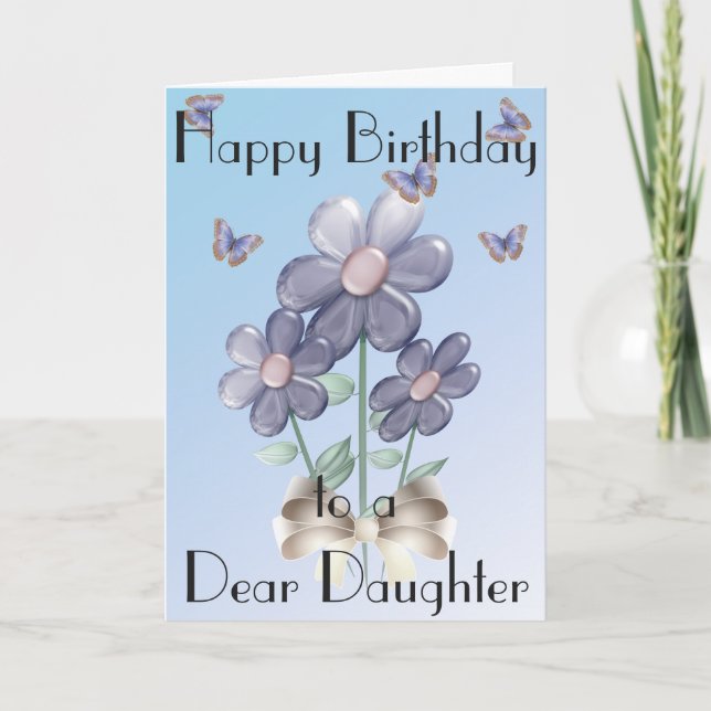DAUGHTER GREETING CARD (Front)