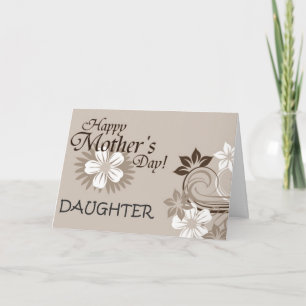 DAUGHTER-HAPPY MOTHER'S DAY CARD