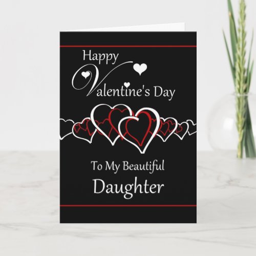 Daughter _ Happy Valentines Day Holiday Card