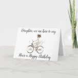 ***DAUGHTER*** HAVE AN ENJOYABLE BIRTHDAY!!!! CARD<br><div class="desc">FOR ***YOUR DAUGHTER***... ... . SAYING... ..****HAVE CAKE AND ENJOY YOUR RIDE AND YOUR BIRTHDAY! THIS DARLING GAL IS ON SO "MANY' PRODUCTS RIGHT HERE AT THIS STORE SUCH AS CLOCK,  TUMBLER,  T-SHIRT,  PILLOW AND ON AND ON... .HAVE FUN AND THANKS FOR STOPPING BY ONE OF MY 8 STORES!!!</div>