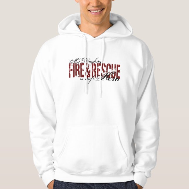 Daughter Hero - Fire & Rescue Hoodie (Front)