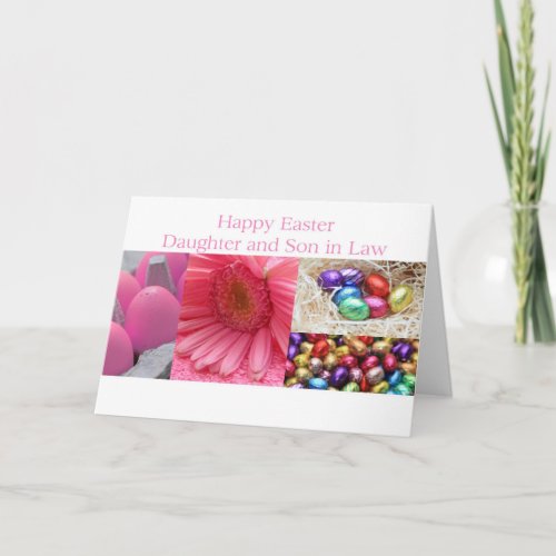 Daughter  Husband   Happy Easter Holiday Card