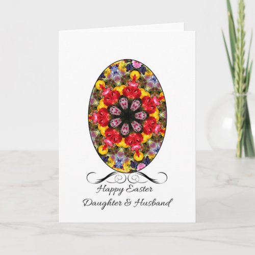 Daughter  Husband   Happy Easter Holiday Card