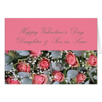 Daughter & Husband Happy Valentine's Day Roses by therosegarden at Zazzle