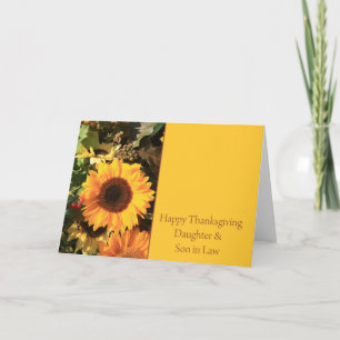 Daughter & Husband  Thanksgiving Card