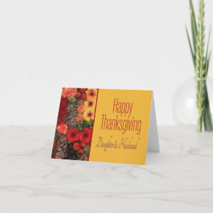 Daughter & Husband Thanksgiving Card