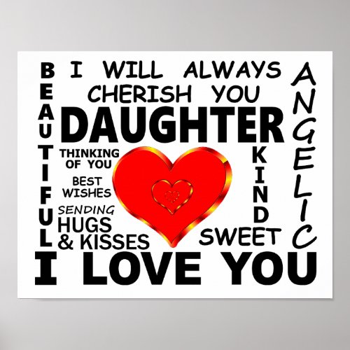 Daughter I Love You Poster