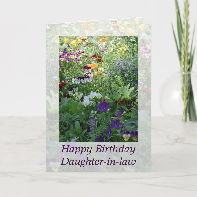 Daughter-in-law Birthday Card (Front)