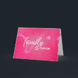 daughter-in-law birthday card<br><div class="desc">Birthday for daughter-in-law on bright pink and white polka dot background</div>