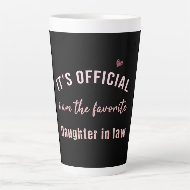 Daughter In Law Birthday Christmas  From Mor Latte Mug (Front)