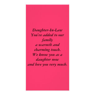 Daughter-In-Law Card