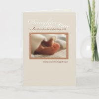 Daughter-in-Law Congratulations New Baby Feet
