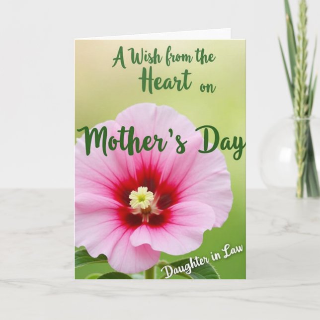 Daughter In Law Day Card (Front)