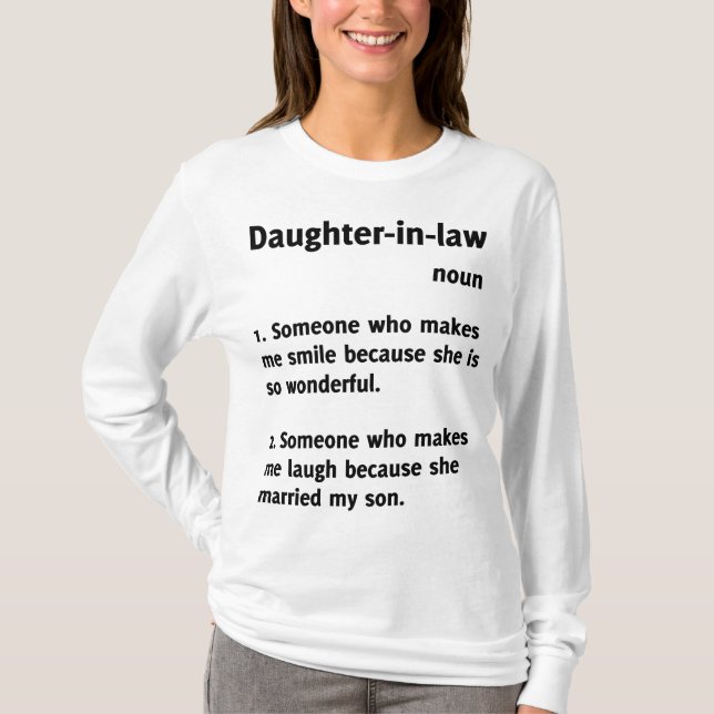 Daughter-in-law Definition Funny Sweater (Front)