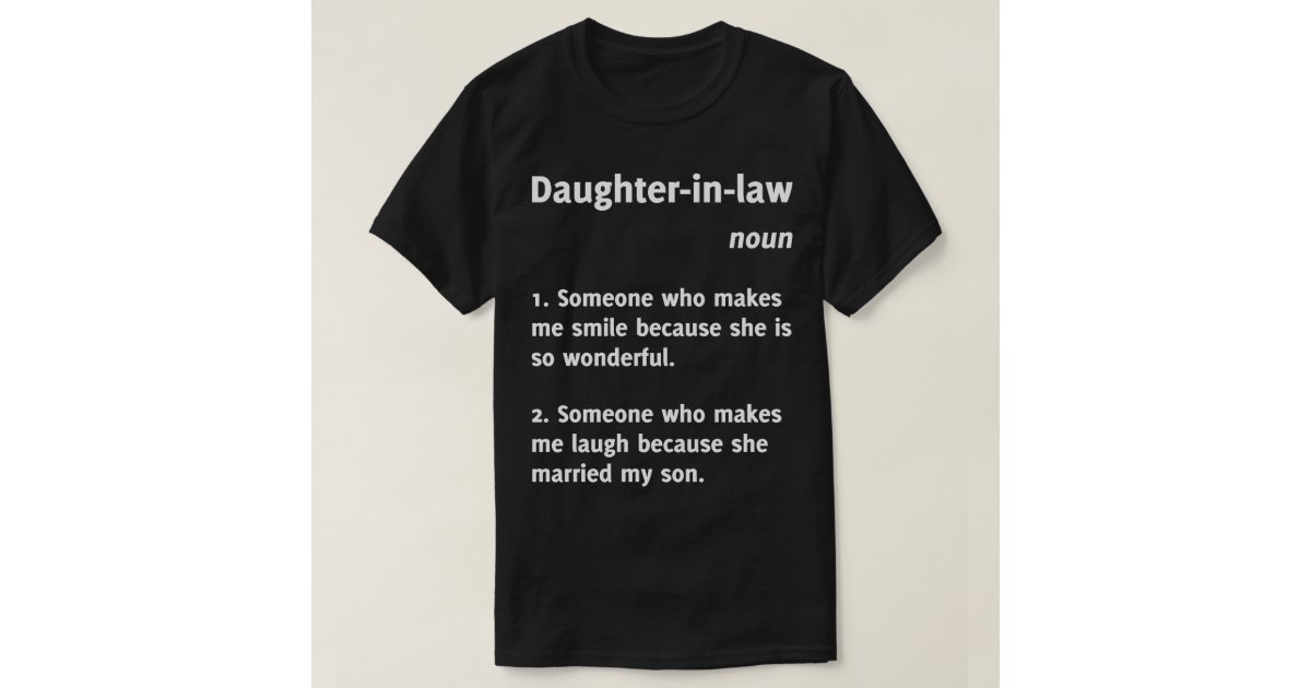 funny daughter in law t shirts