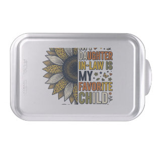 Daughter In Law Favorite Child Sunflower Vintage S Cake Pan