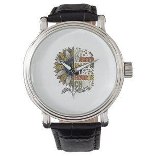 Daughter In Law Favorite Child Sunflower Vintage S Watch