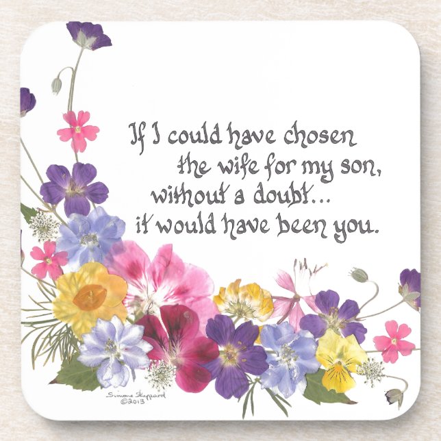 Daughter-in-Law gift Coaster (Front)