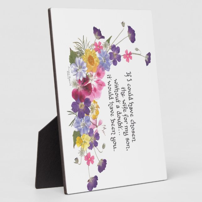 Daughter-in-Law gift Plaque (Side)