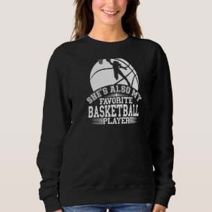 Daughter In Law Is My Favorite Basketball Player   Sweatshirt