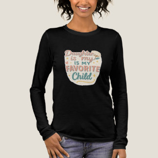 Daughter-in-Law is My Favorite Child Typography Tri-Blend Shirt