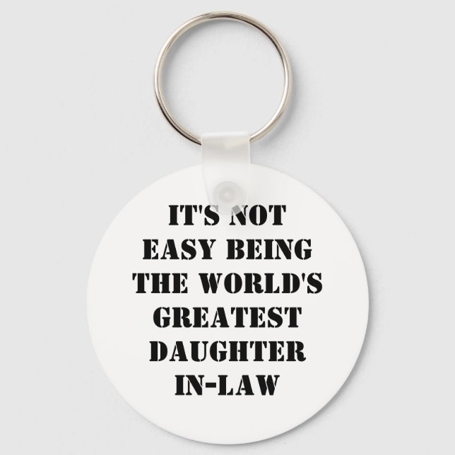 Daughter-In-Law Keychain (Front)