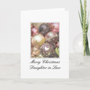 Daughter in Law Merry Christmas card