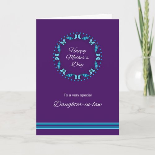 Daughter in Law Mothers Day Card