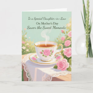 Daughter-in-Law Mothers Day Sweet Moments Rose Card