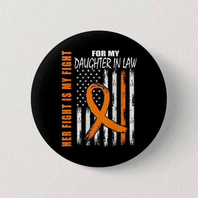 Daughter In Law Multiple Sclerosis Awareness Ms Fl Button (Front)