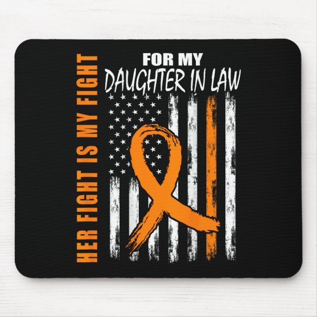 Daughter In Law Multiple Sclerosis Awareness Ms Fl Mouse Pad (Front)