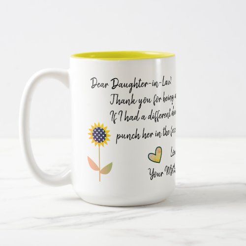 Daughter In Law Two_Tone Coffee Mug