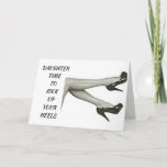 *DAUGHTER* KICK UP OR OFF YOUR HEELS 21st BIRTHDAY Card<br><div class="desc">HAVE "FUN" AND SEND THIS VERY CUTE CARD TO "YOUR FRIEND OR FAMILY MEMBER " FOR HER *21st* BIRTHDAY-KICK OFF YOUR "HEELS" OR KICK THEM UP---JUST "ENJOY" YOUR BIRTHDAY!</div>