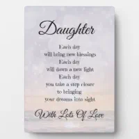 Acrylic Puzzle Plaque Daughter Gifts from Mom Dad Desk Decorations