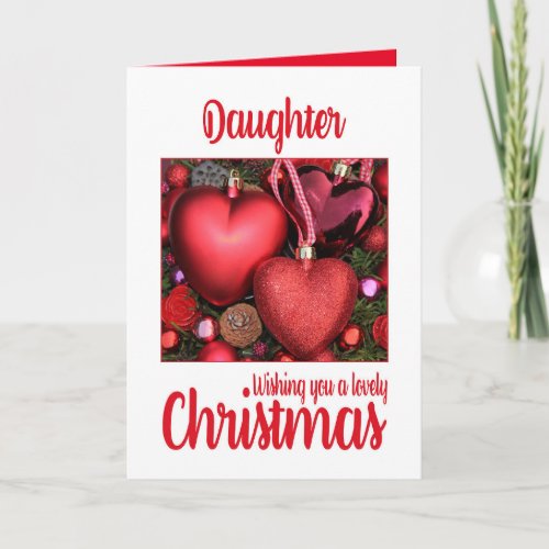 Daughter Lovely Christmas card