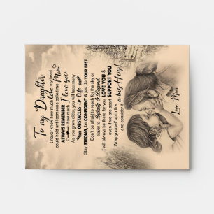 Daughter Lovers   To My Daughter Love Mom Envelope