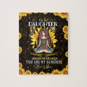Daughter Lovers To My Daughter Love Mom Jigsaw Puzzle
